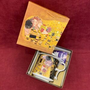 Darčeky.Online Šálka na čaj so sitkom Gustav Klimt