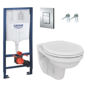 RAPID SL PRE WC G+V 1 - set 5v1- Rapid SL pre WC + tlačidlo + úchyty + závesné WC Vima + WC sedátko