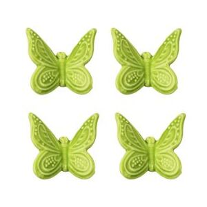 Motýľ zelený, 4ks X1298-15