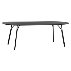 Jedálenský stôl "Tree", 220 cm, 3 varianty - Woud Varianta: černá, černé nohy