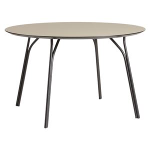 Jedálenský stôl "Tree", 120 cm, 3 varianty - Woud Varianta: krémově hnědá, černé hohy