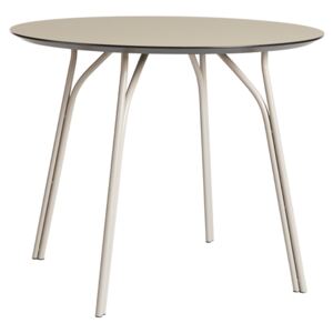 Jedálenský stôl "Tree", 90 cm, 3 varianty - Woud Varianta: krémově hnědá, krémově hnědé nohy