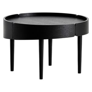Konferenčný stolík "Skirt", 2 varianty - Woud Varianta: dub, černá barva