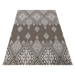 DY Obojstranný tkaný koberec Harper 03 Brown Rozmer: 150 x 80 cm