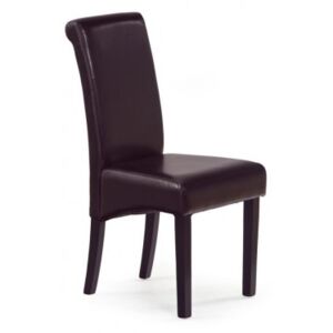 Nero - Jedálenská stolička, nosnosť 120 kg (wenge / tmavo hnedá)