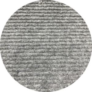 Vopi koberce Kusový koberec Quick step šedý guľatý - 67x67 (průměr) kruh cm