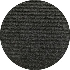 Vopi koberce Kusový koberec Quick step antraciet guľatý - 57x57 (průměr) kruh cm