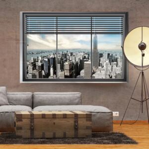 Fototapeta Bimago - New York window + lepidlo zadarmo 100x70 cm