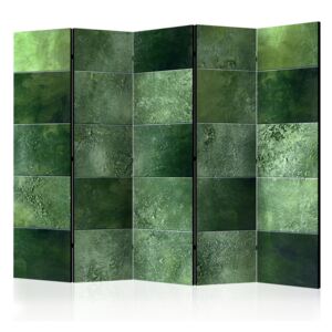 Paraván Green Puzzle Dekorhome 225x172 cm (5-dielny)