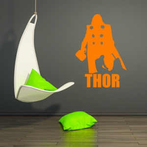 GLIX Avengers Thor - samolepka na stenu Oranžová 30x20 cm