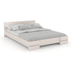 CHROB Masívna posteľ Sandemo z borovice - biela Plocha na spanie:: 90 x 200 cm