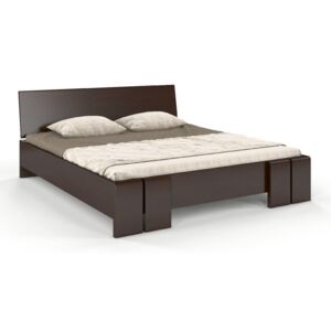 CHROB Masívna posteľ Vestre Maxi buk - palisander Plocha na spanie:: 140 x 200 cm