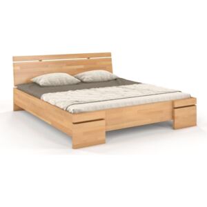 CHROB Drevená posteľ Sparta Maxi buk - prírodná Plocha na spanie:: 160 x 200 cm