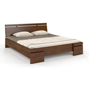CHROB Drevená posteľ z borovice Sparta Maxi - orech Plocha na spanie:: 90 x 200 cm