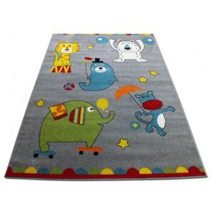 Detský koberec Cirkus sivý, Velikosti 120x170cm