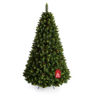 Vianočný stromček Borovica s zelenými končekmi 2D 180 cm