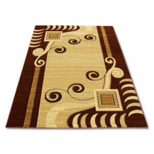 Kusový koberec béžovo hnedý, Velikosti 60x100cm