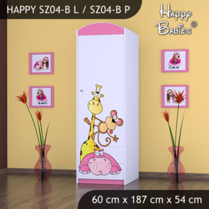 Skriňa Happy Pink SZ04-B