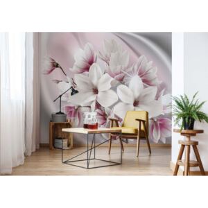 Fototapeta - Adult Mural Wallpaper Modern Modern Flowers, Nature, and Swirls Vliesová tapeta - 254x184 cm