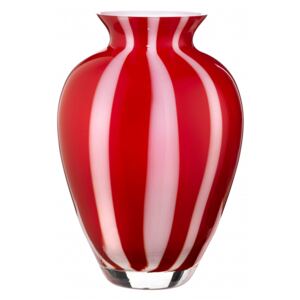 Váza AURORA STRIPES Red H29cm