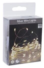 Svetelný drôt Clarion 100 LED, teplá biela