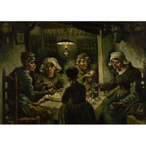Reprodukcia, Obraz - The Potato Eaters, 1885, Vincent van Gogh