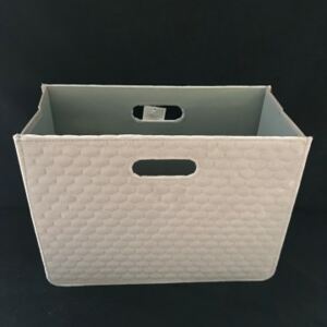 Darčeky.Online Semišový úložný box 41 x 20 x 30 cm sivý