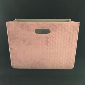 Darčeky.Online Semišový úložný box 41 x 20 x 30 cm ružový