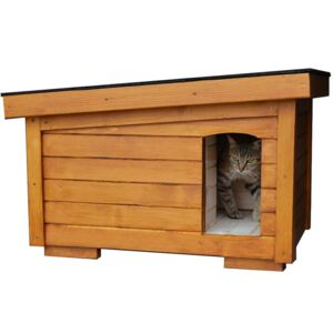 Zateplený domček pre mačku – DAISY dub
