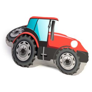 TipTrade Tvarovaný 3D vankúšik Traktor, 25 x 35 cm