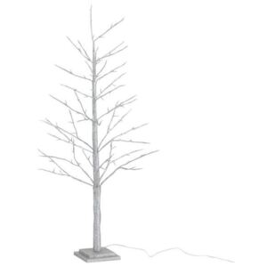 Strieborný svietiace vianočný stromček - 30 * 30 * 120cm