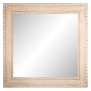 Nástenné zrkadlo v drevenom ozdobnom ráme - 100 * 100 * 4 cm