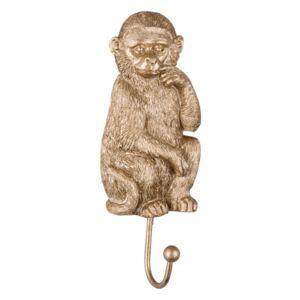 Háčik v zlatej farbe Leitmotiv Monkey