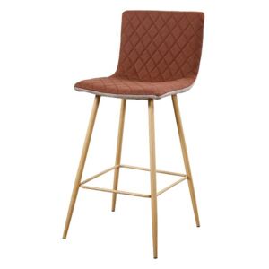 Tempo Kondela Barová stolička, svetlohnedá/hnedá/buk, TORANA (43,5x106x52cm)
