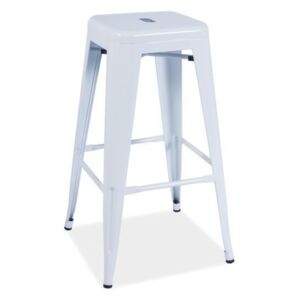 Signal stolička barová Long biela (31x76x0cm)