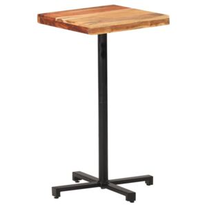 Barový stôl štvorcový 50x50x110 cm akáciový masív