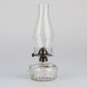 Petrolejová lampa sklenená 13×29,5×10,5cm