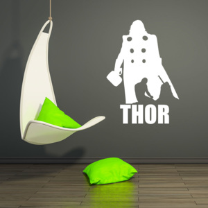 GLIX Avengers Thor - samolepka na stenu Biela 30x20 cm