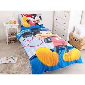 Jerry Fabrics Detské posteľné obliečky Mickey Hello 140x200