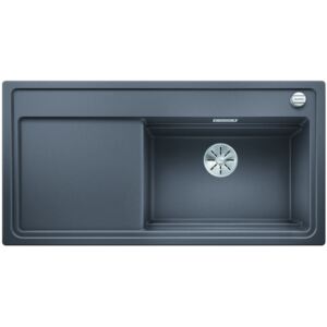 Granitový kuchynský drez - Blanco Zenari XL 6 S DFG sivá skala + sklenená doska na krájanie 524067