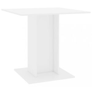 Jedálenský stôl 80x80 cm Dekorhome Biela lesk
