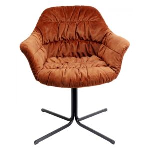 Sleva 10% - KARE DESIGN Otočná stolička Colmar – červená (kód EXTRA10)