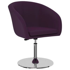 Jedálenská stolička, fialová, umelá koža