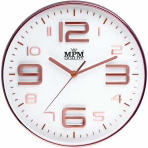 Nástenné hodiny plastové QUALITY MPM TY