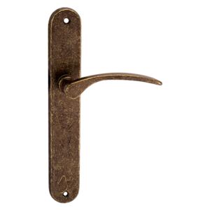 Dverové kovanie MP Laura (OBA) - PZ kľučka-kľučka otvor na cylindrickú vložku/OBA (antik bronz)