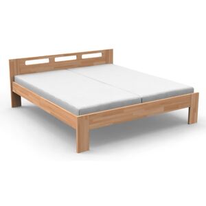 DREVONA Masívna manželská posteľ NELA 160x200 buk