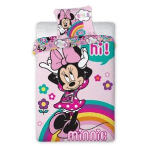 Faro Detské obliečky Minnie Mouse Hi, Rozmer 1x70x90 / 1x140x200 cm