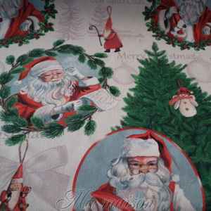 Látka Vianoce - Santa Claus