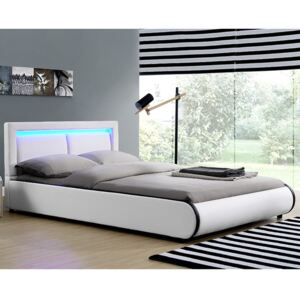 InternetovaZahrada - Čalúnená posteľ Murcia 140 x 200 cm – biela