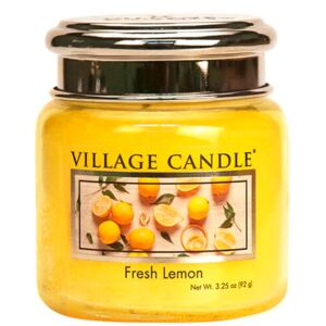 Village Candle Vonná sviečka v skle - Fresh Lemon - Svieža citrón, 3,75oz